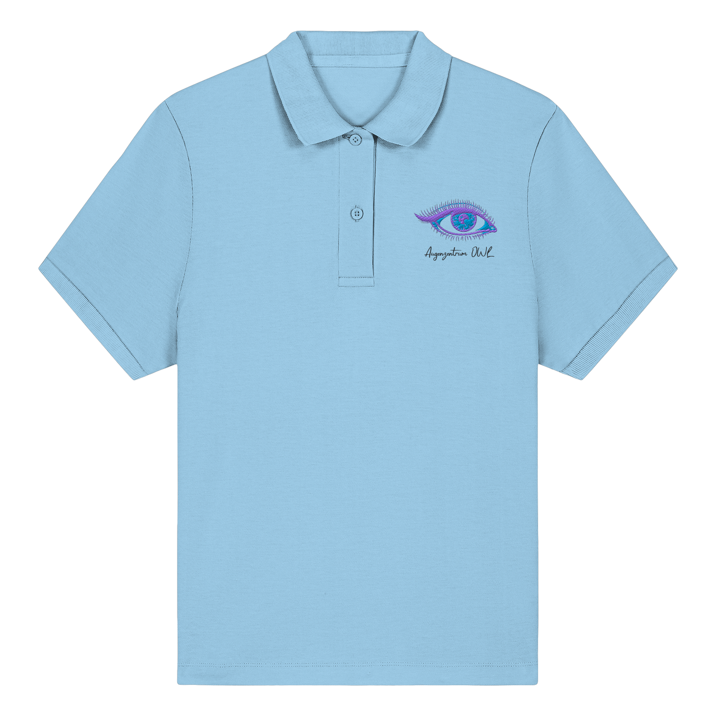 Augenzentrum Polo stick  - Womens Organic Fitted Poloshirt