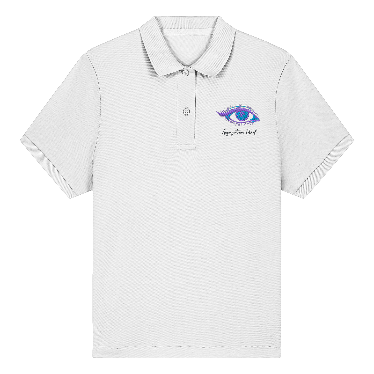 Augenzentrum Polo stick  - Womens Organic Fitted Poloshirt